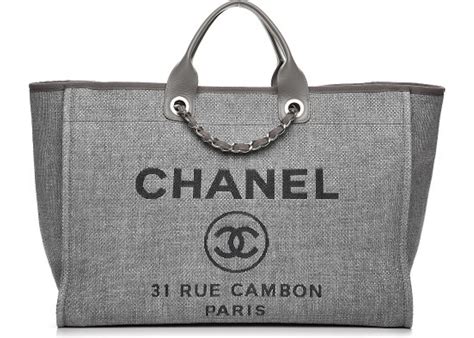 chanel large deauville tote bag|chanel deauville tote size comparison.